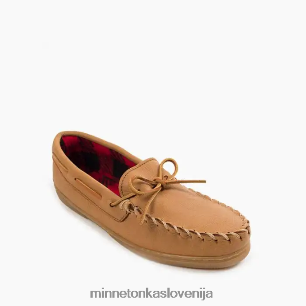 Minnetonka moški flis iz losove kože moc D06PXJ438 obutev naravno