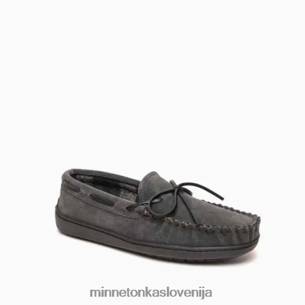 Minnetonka moški karirasto podložen trdi podplat D06PXJ430 obutev oglje