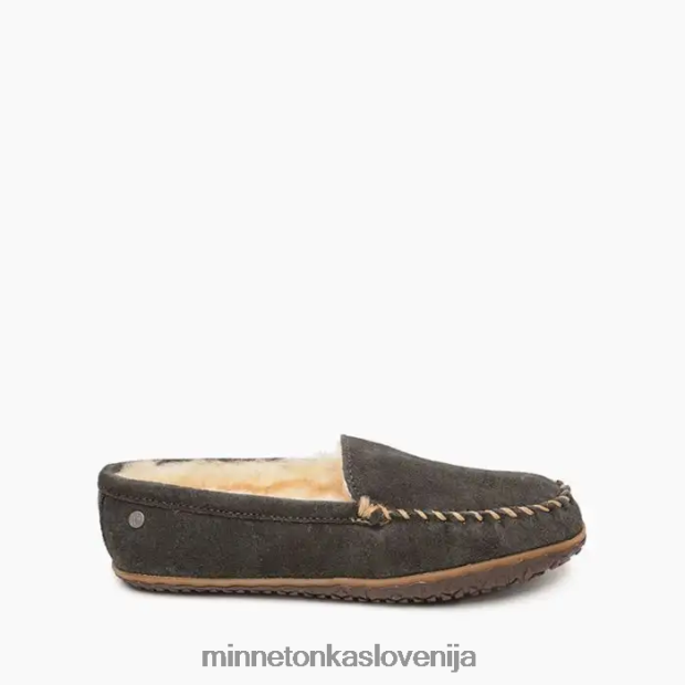 Minnetonka moški tobie iz ovčje kože D06PXJ371 obutev oglje