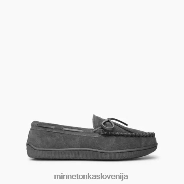 Minnetonka moški trdi podplat s plastjo D06PXJ397 obutev oglje