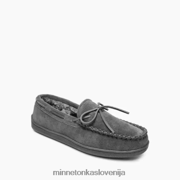 Minnetonka moški trdi podplat s plastjo D06PXJ397 obutev oglje