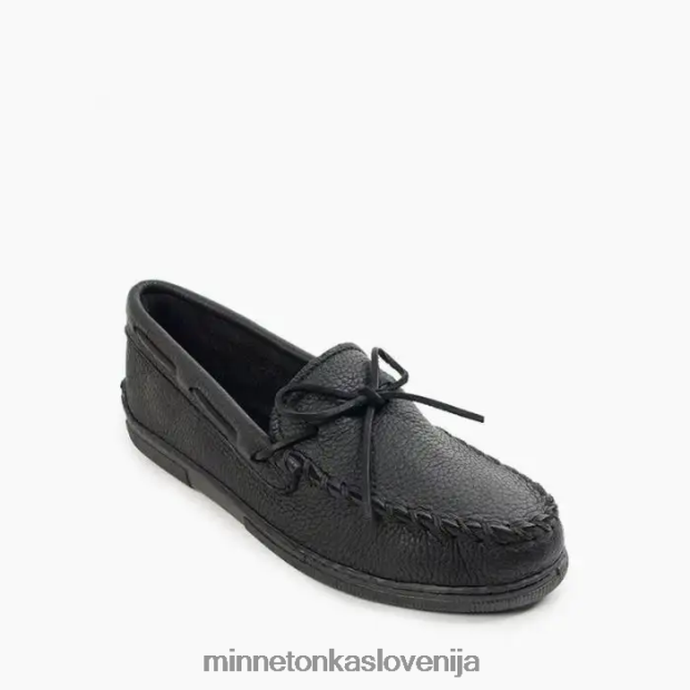 Minnetonka moški klasična losova koža D06PXJ324 obutev Črna
