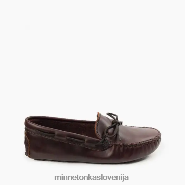 Minnetonka moški klasični voznik D06PXJ354 obutev temno rjava