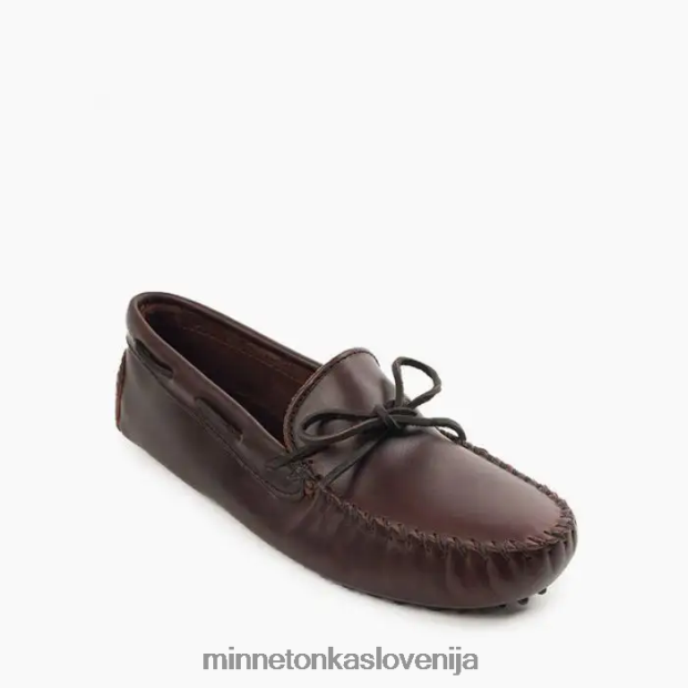Minnetonka moški klasični voznik D06PXJ354 obutev temno rjava