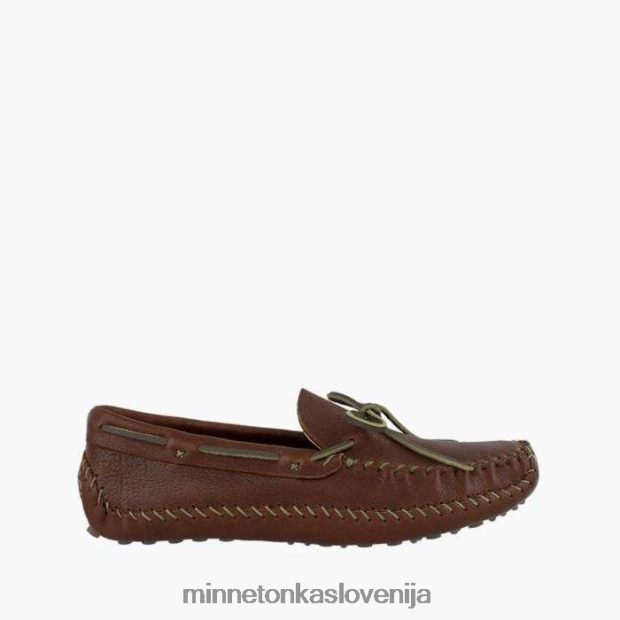 Minnetonka moški p.w. vožnja moc D06PXJ377 obutev rjava/olivna