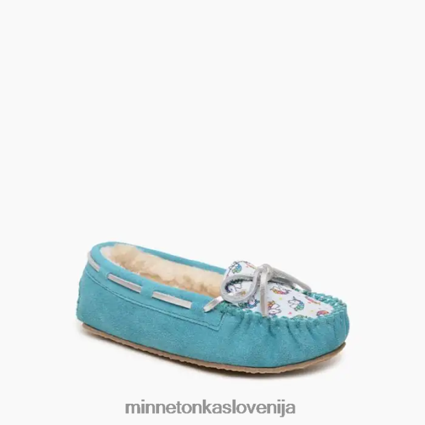 Minnetonka otroci cassie D06PXJ497 obutev turkizni samorog
