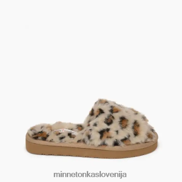 Minnetonka otroci lyla D06PXJ505 obutev kremni leopardji tisk