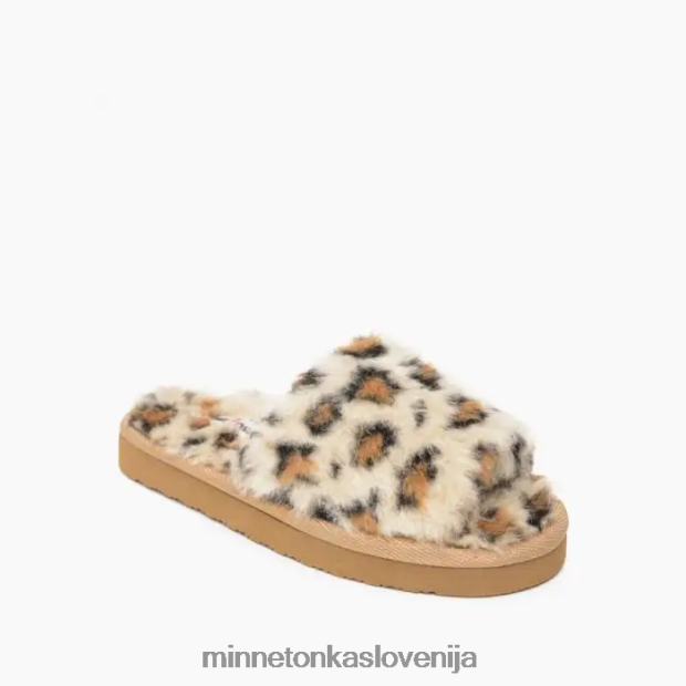 Minnetonka otroci lyla D06PXJ505 obutev kremni leopardji tisk