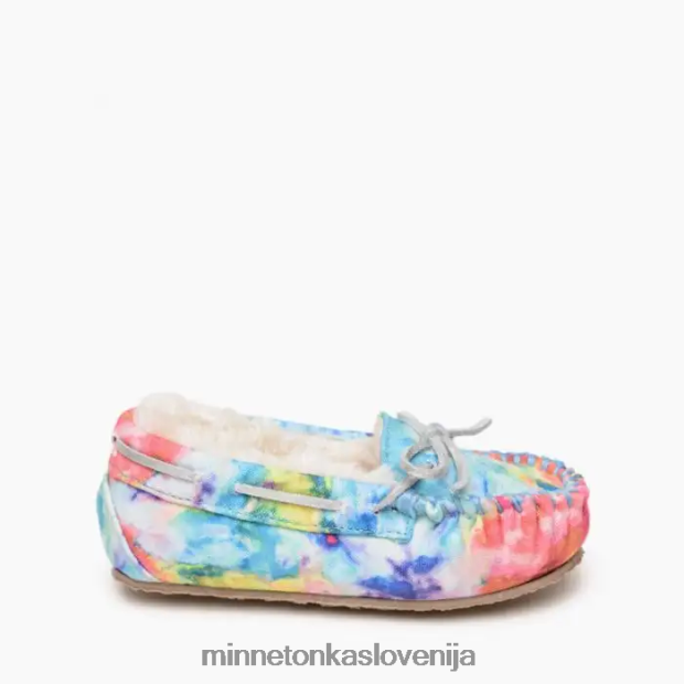 Minnetonka otroci tie-dye cassie D06PXJ504 obutev svetlo modri pljusk