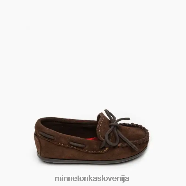 Minnetonka otroci čoln moc D06PXJ456 obutev čokolada