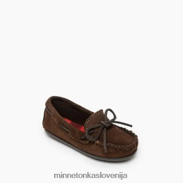 Minnetonka otroci čoln moc D06PXJ456 obutev čokolada