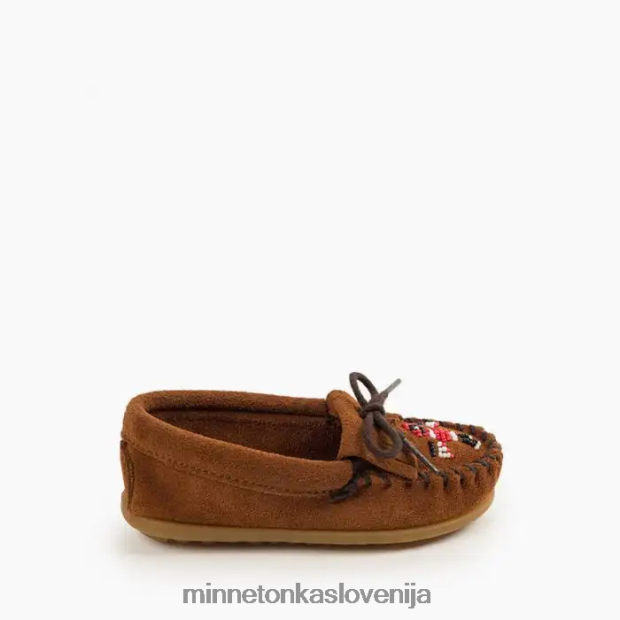 Minnetonka otroci thunderbird moc D06PXJ460 obutev rjav