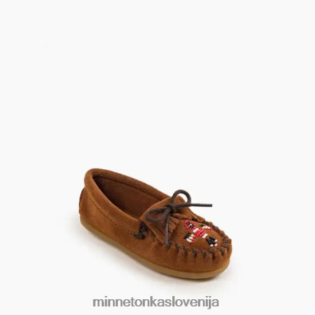Minnetonka otroci thunderbird moc D06PXJ460 obutev rjav