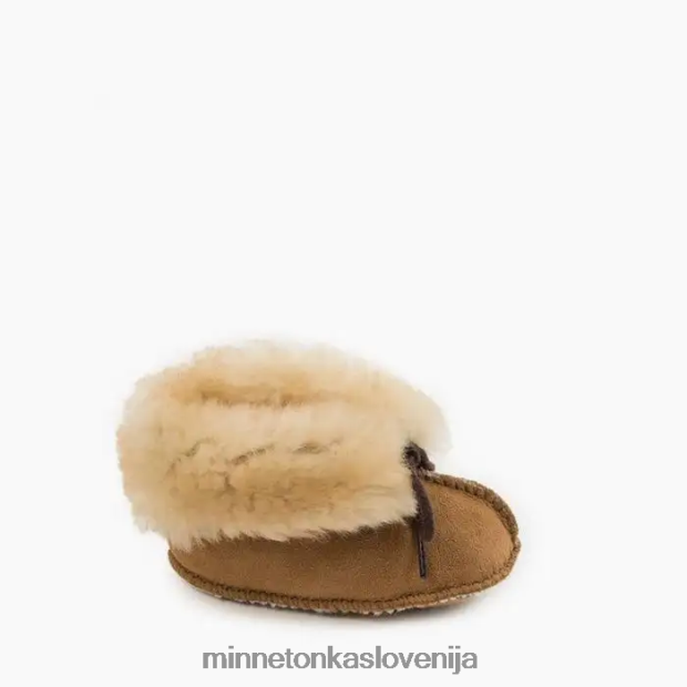 Minnetonka otroci škorenj iz ovčje kože D06PXJ483 obutev zlata porjavelost