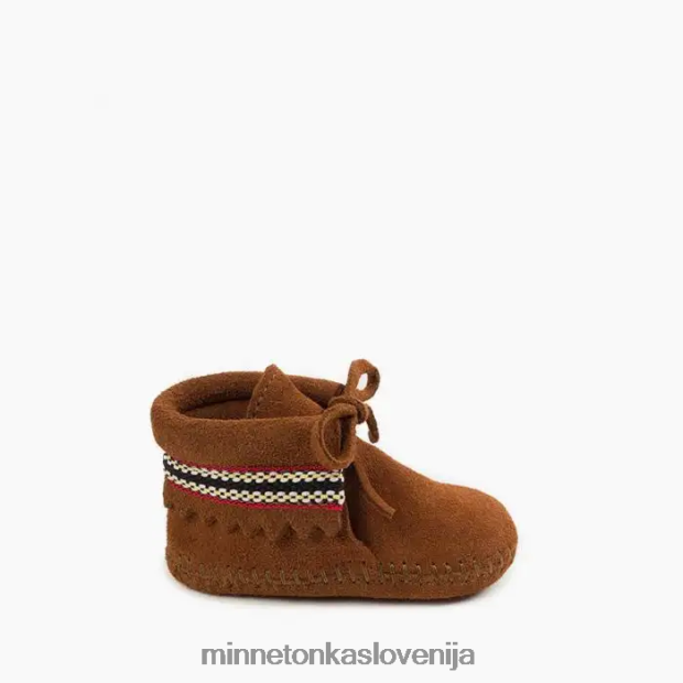 Minnetonka otroci pleteni škorenj D06PXJ484 obutev rjav