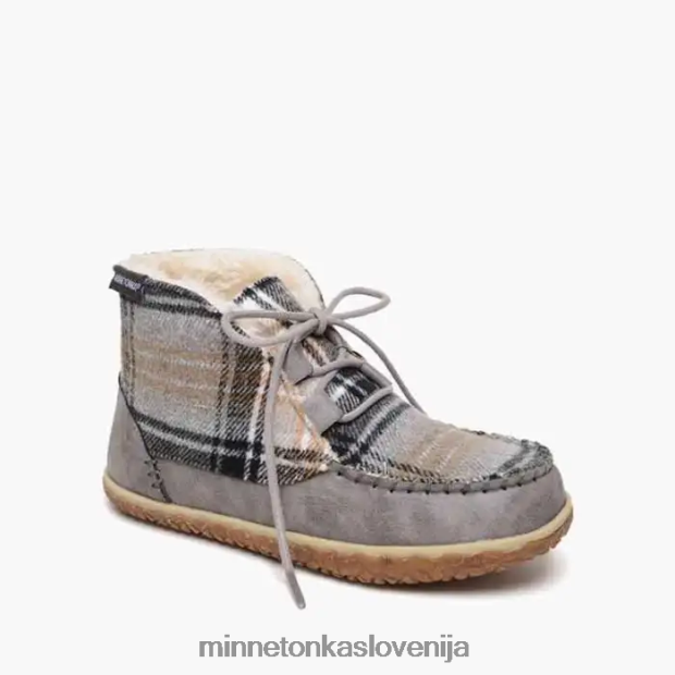Minnetonka ženske Torrey D06PXJ17 obutev siva karirasta kombinacija