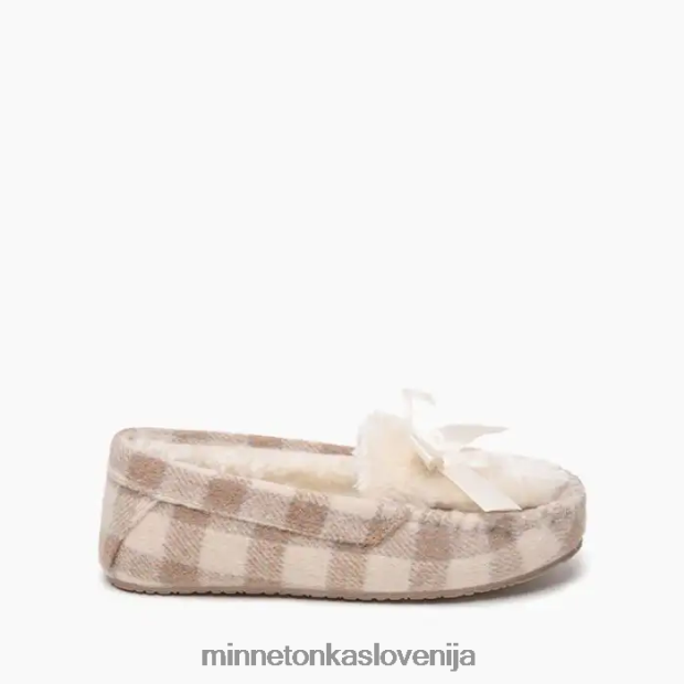 Minnetonka ženske cosi D06PXJ303 obutev tan-cream bivolje karo