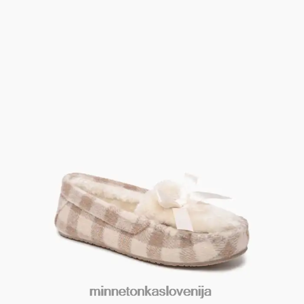 Minnetonka ženske cosi D06PXJ303 obutev tan-cream bivolje karo