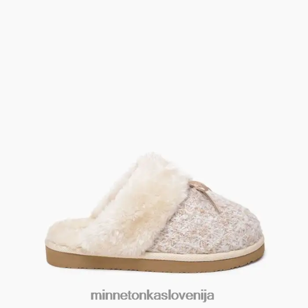 Minnetonka ženske flurry scuff D06PXJ304 obutev krema