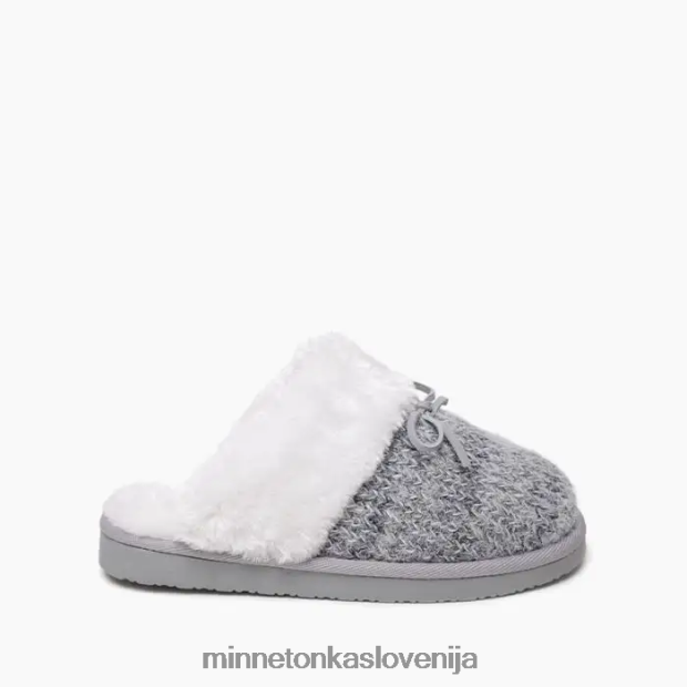 Minnetonka ženske flurry scuff D06PXJ305 obutev siva