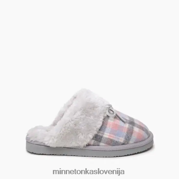 Minnetonka ženske flurry scuff D06PXJ307 obutev roza karo