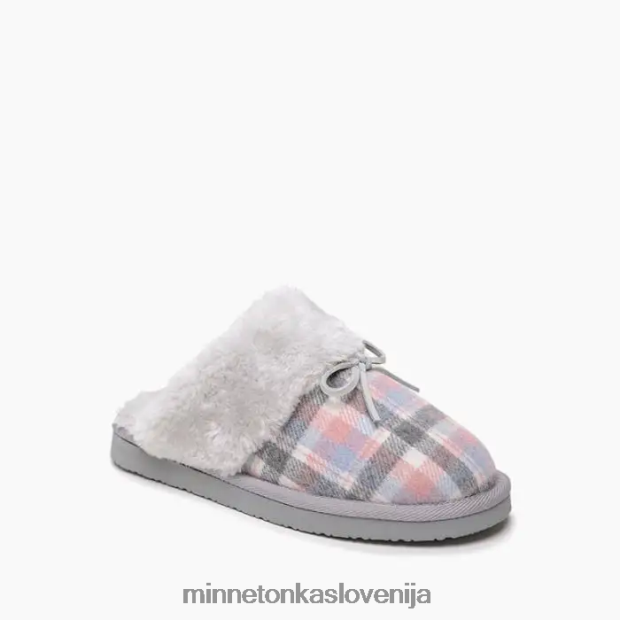 Minnetonka ženske flurry scuff D06PXJ307 obutev roza karo