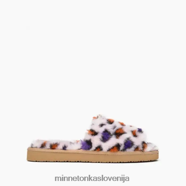 Minnetonka ženske lolo D06PXJ287 obutev rdečilo leopardji potisk