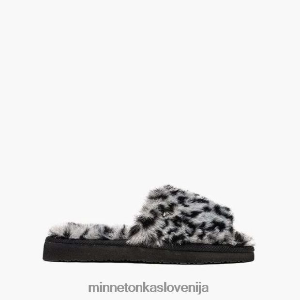 Minnetonka ženske lolo D06PXJ292 obutev sivi leopardji tisk