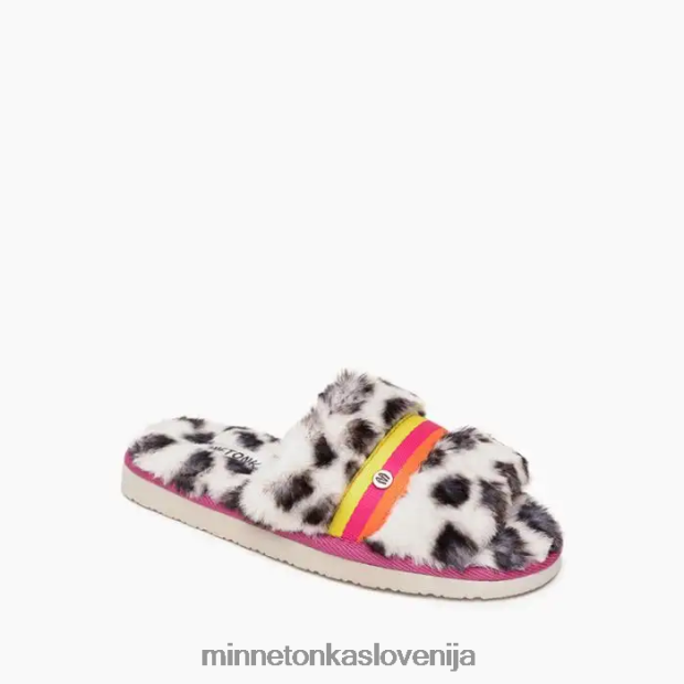 Minnetonka ženske london D06PXJ279 obutev beli leopardji tisk