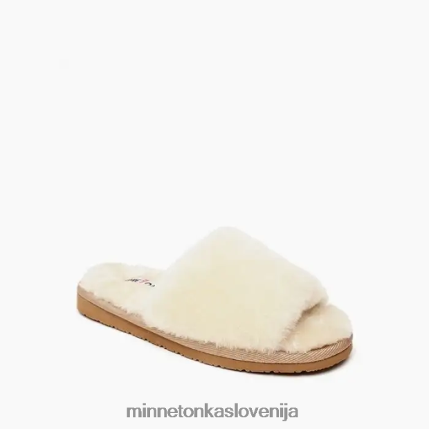 Minnetonka ženske odprt drsnik iz ovčje kože D06PXJ259 obutev naravno