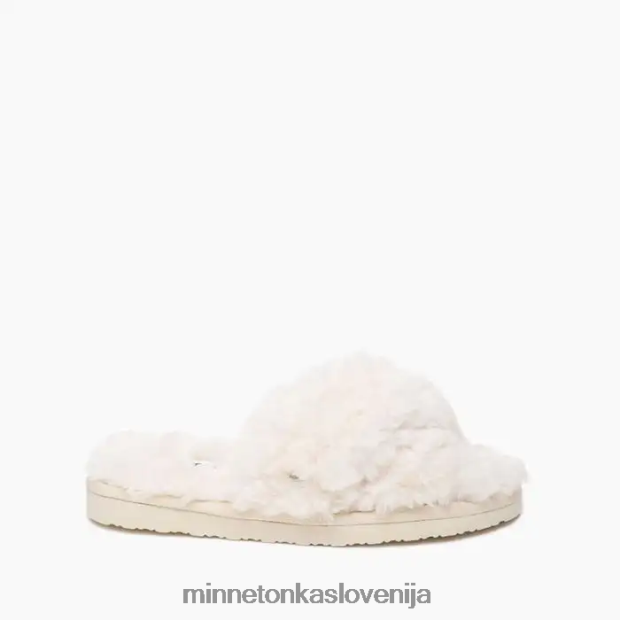 Minnetonka ženske teddy prečni trak D06PXJ302 obutev krema