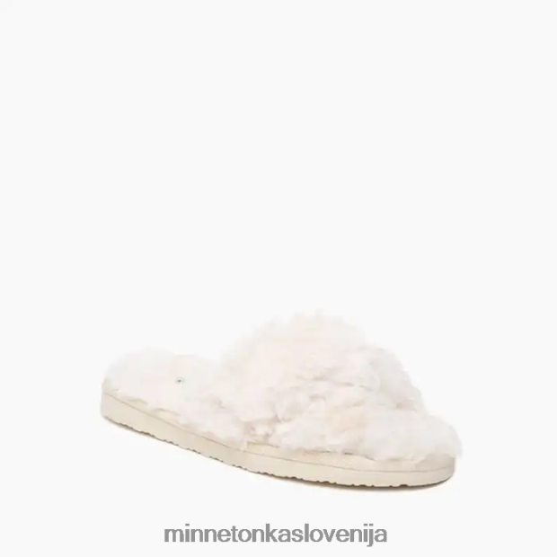 Minnetonka ženske teddy prečni trak D06PXJ302 obutev krema