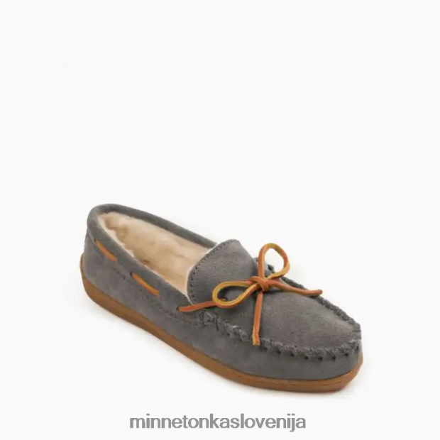 Minnetonka ženske trdi podplat s plastjo D06PXJ216 obutev oglje