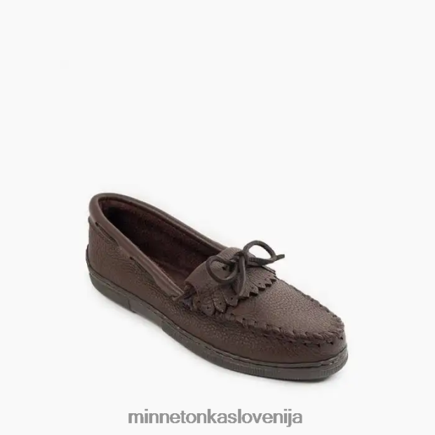 Minnetonka ženske kilty iz losove kože D06PXJ113 obutev čokolada
