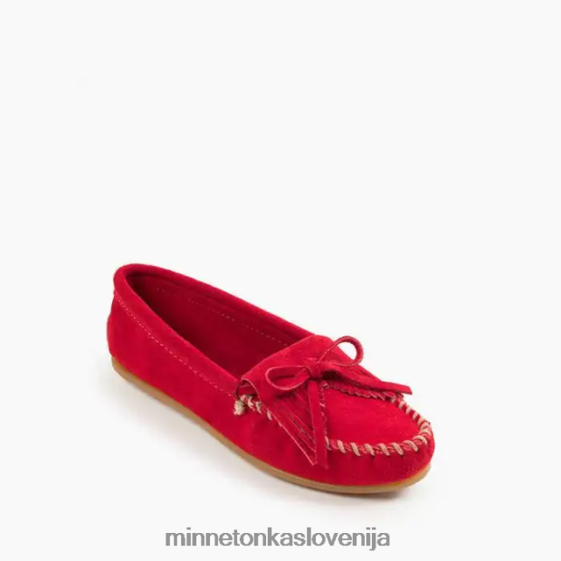 Minnetonka ženske kilty trdi podplat D06PXJ80 obutev rdeča