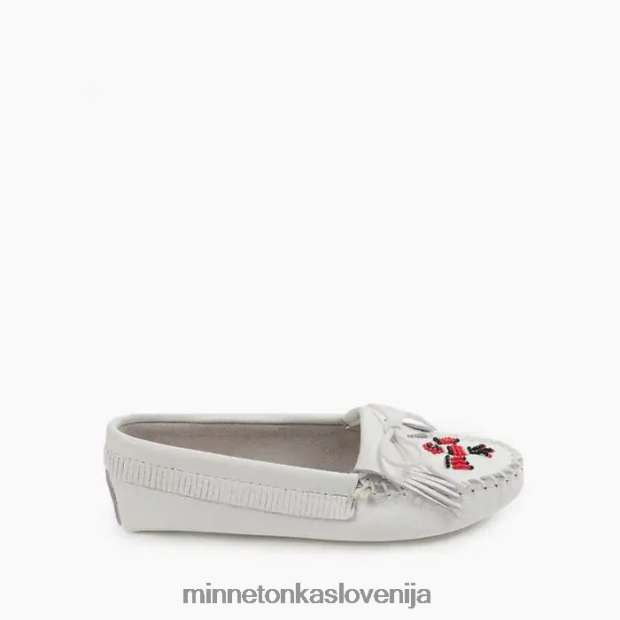 Minnetonka ženske mehki podplat thunderbird D06PXJ119 obutev bela