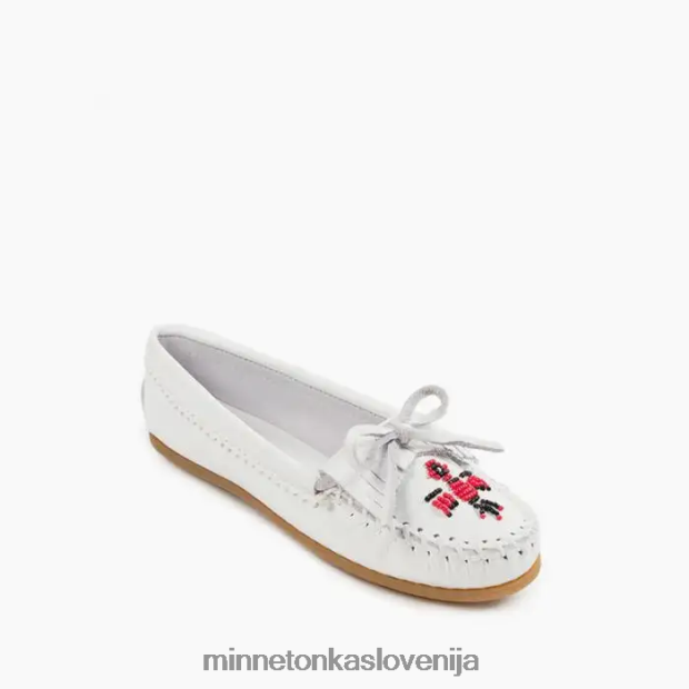 Minnetonka ženske thunderbird moc D06PXJ90 obutev bela