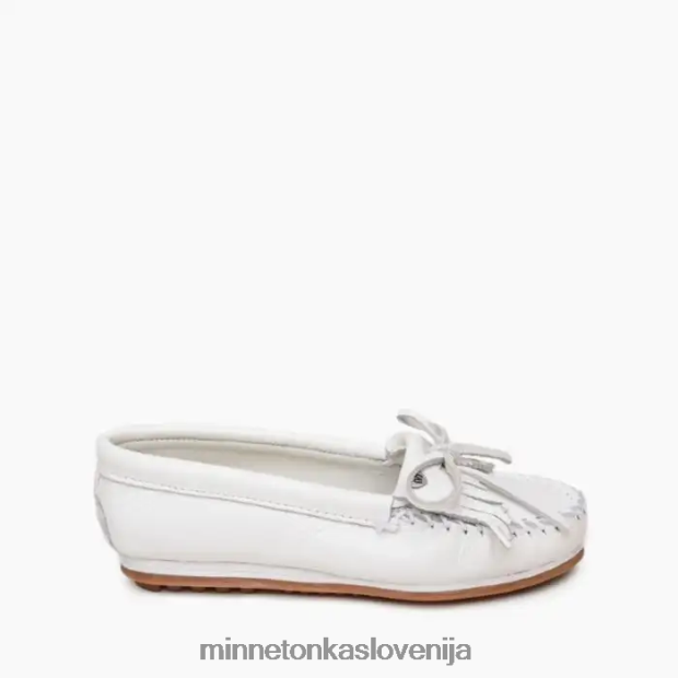 Minnetonka ženske usnjeni kilty plus D06PXJ64 obutev bela