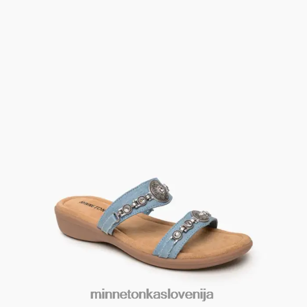 Minnetonka ženske brenn D06PXJ197 obutev svetlo moder denim