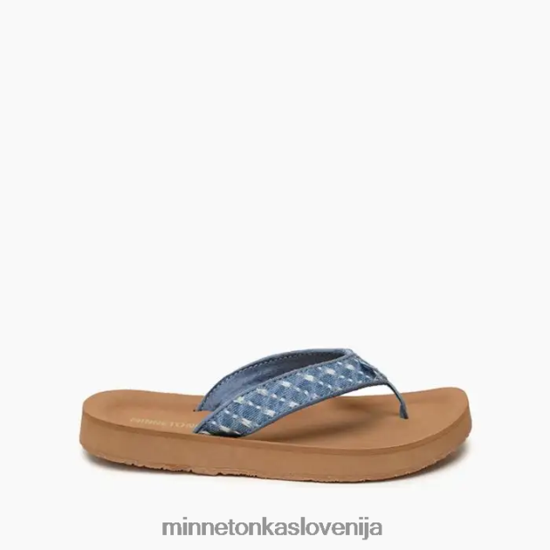 Minnetonka ženske hedy D06PXJ188 obutev svetlo moder denim