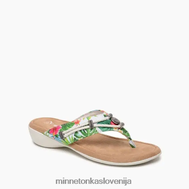 Minnetonka ženske silverthorne 360 D06PXJ164 obutev bel tropski tisk