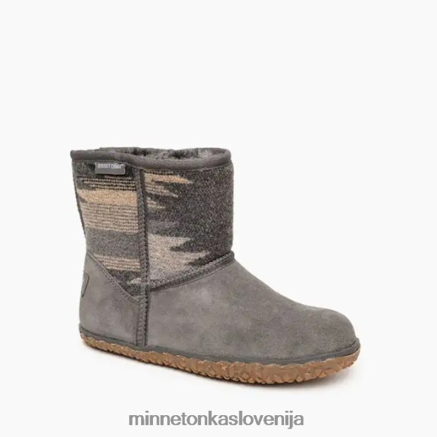 Minnetonka ženske tali D06PXJ48 obutev siva multi