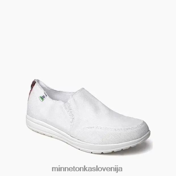 Minnetonka ženske eko prostranstvo D06PXJ322 obutev bela