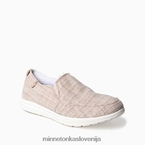 Minnetonka ženske prostranstvo D06PXJ136 obutev tan ribja kost